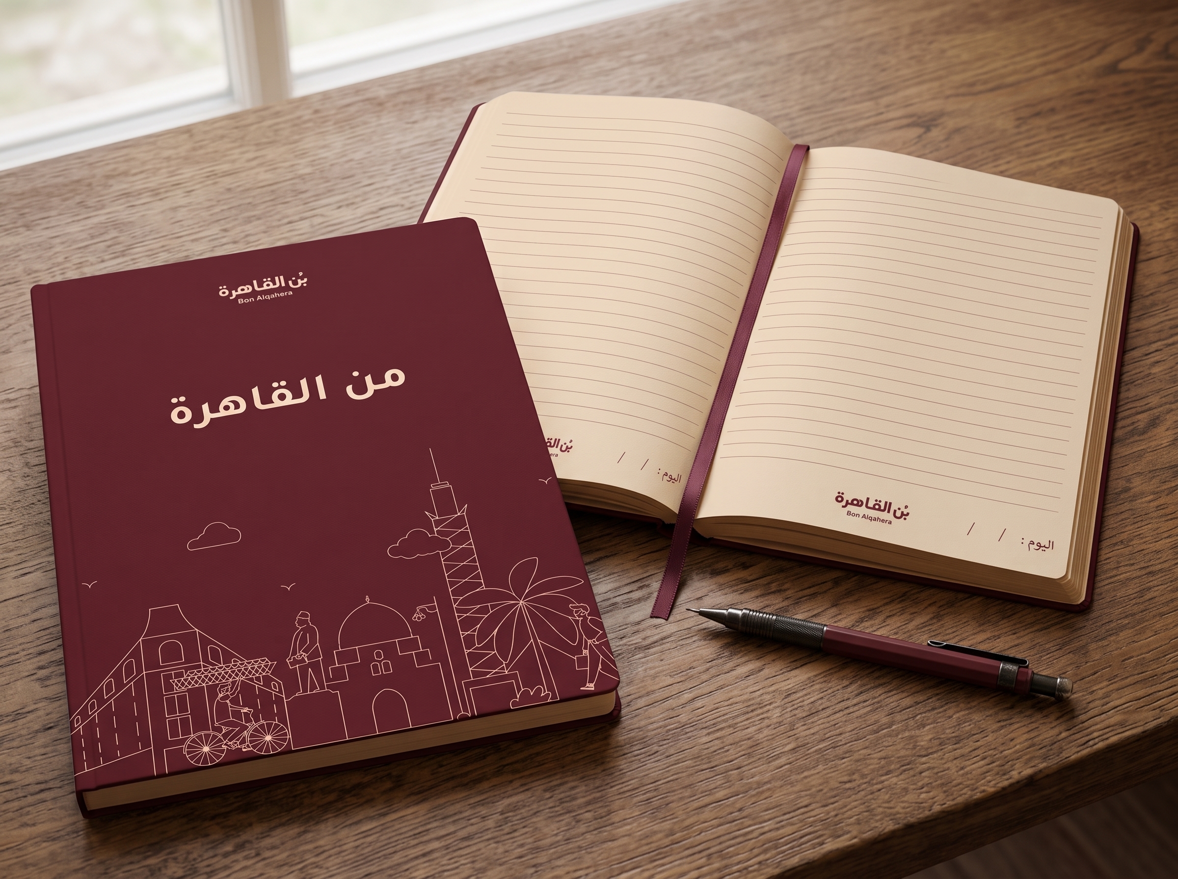 الدفتر من الداخل